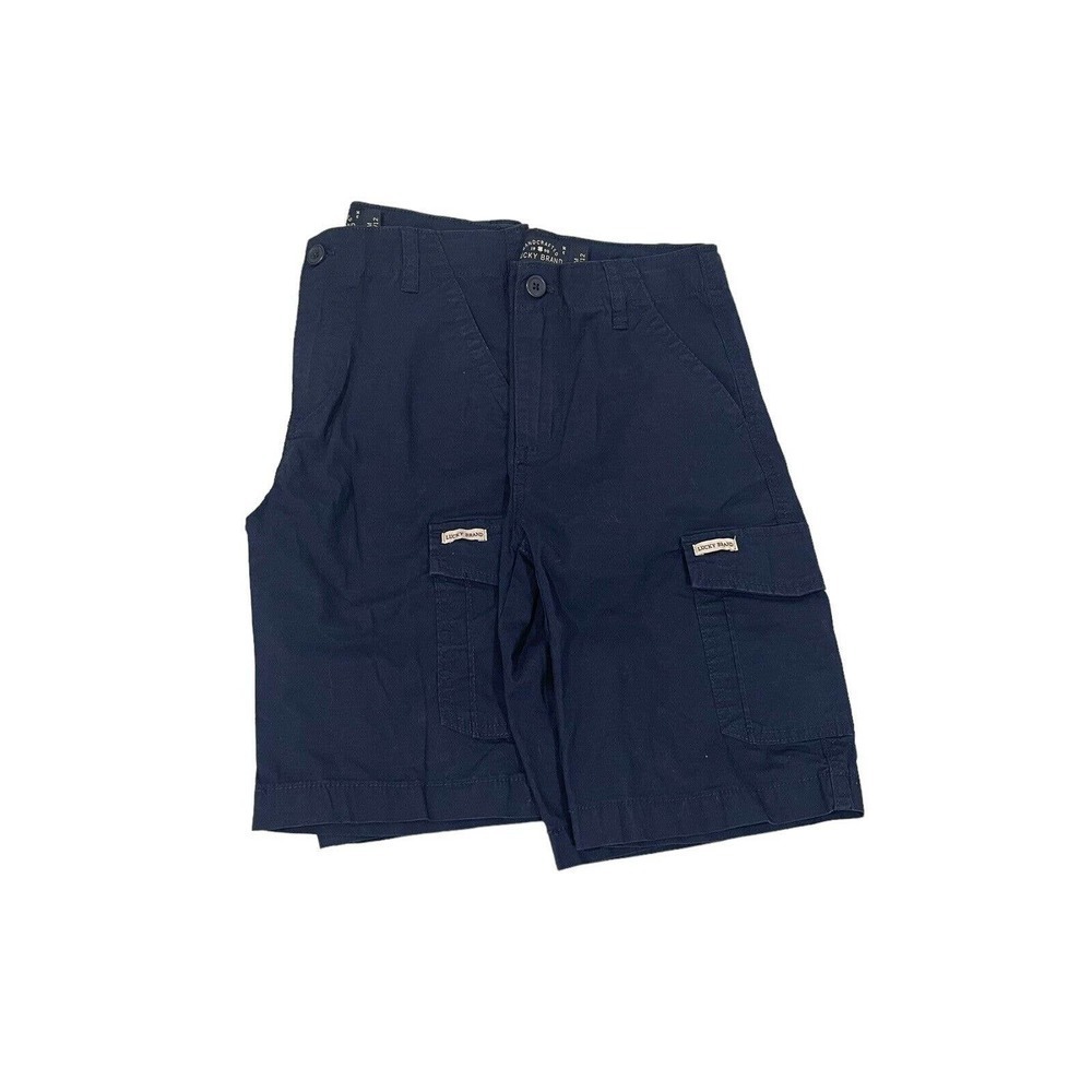 LUCKY Brand Navy Blue Cargo Shorts Boys Size 10/12. Price is per pair